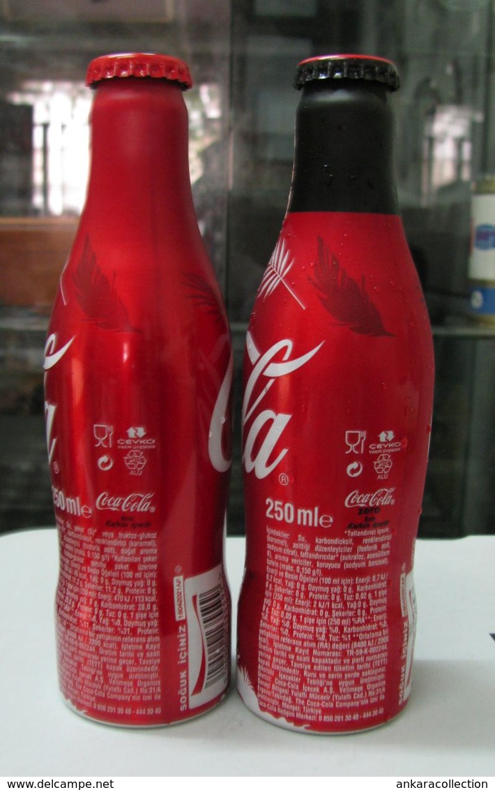 AC - COCA COLA 2019 SPRING - SUMMER ALUMINUM EMPTY BOTTLES & CROWN CAPS COCA COLA - ORIGINAL TASTE COCA COLA - SUGARLESS - Flaschen