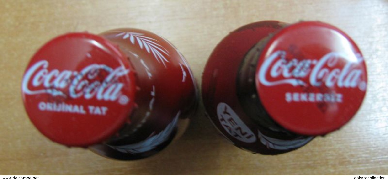 AC - COCA COLA 2019 SPRING - SUMMER ALUMINUM EMPTY BOTTLES & CROWN CAPS COCA COLA - ORIGINAL TASTE COCA COLA - SUGARLESS - Bottles