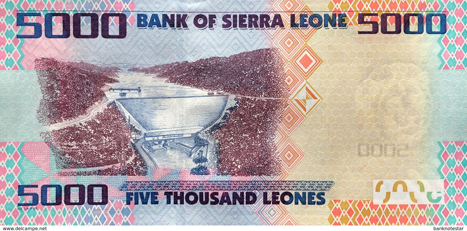 Sierra Leone 5.000 Leones, P-32b (4.8.2013) - UNC - Sierra Leone