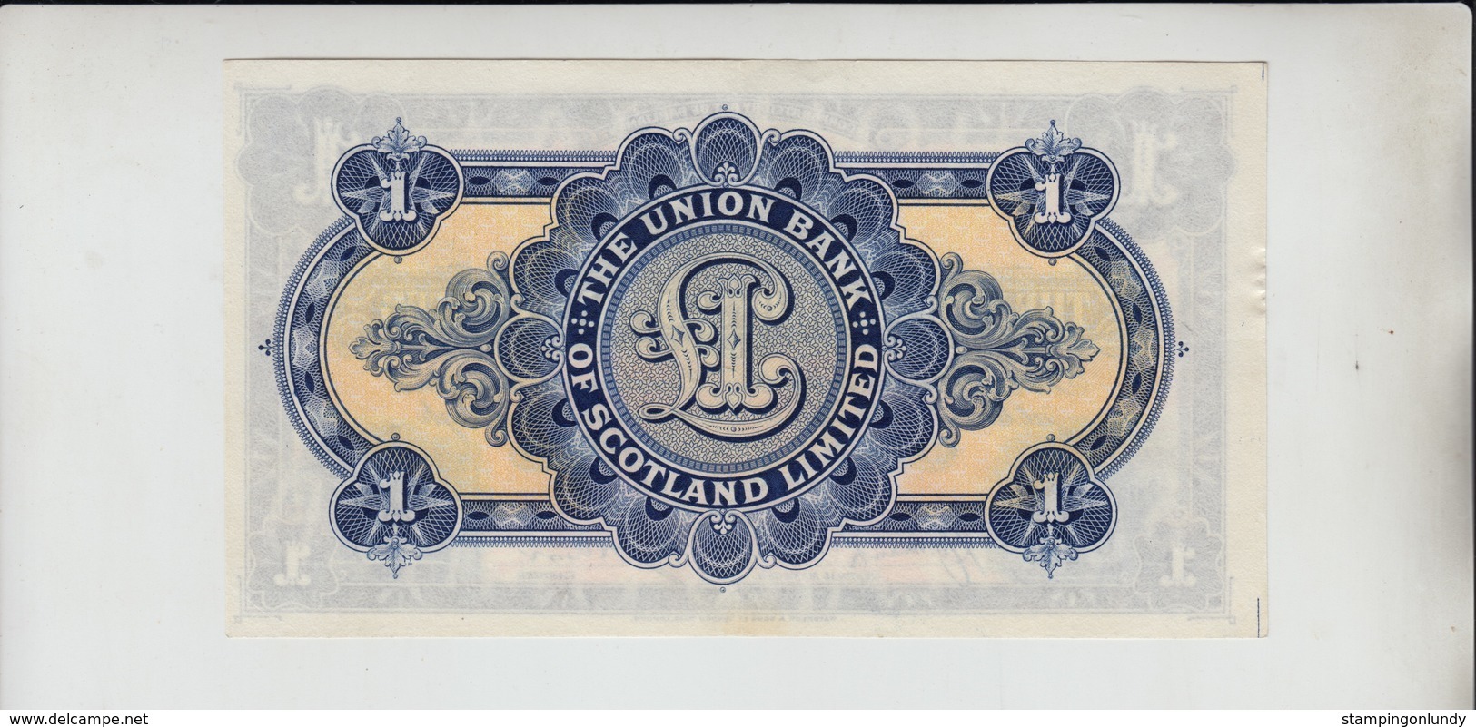 AB195. The Union Bank Of Scotland Ltd £1 Note 31st May 1938 #M/31 769650 FREE UK P+P - 1 Pound