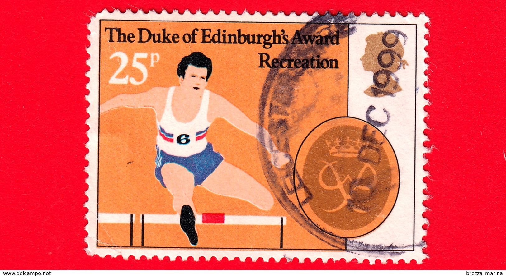 GB  - UK - GRAN BRETAGNA - Usato - 1981 - 25 Anni Del Premio Del Duca Di Edimburgo - Ricreazione - Sport - 25 - Usati