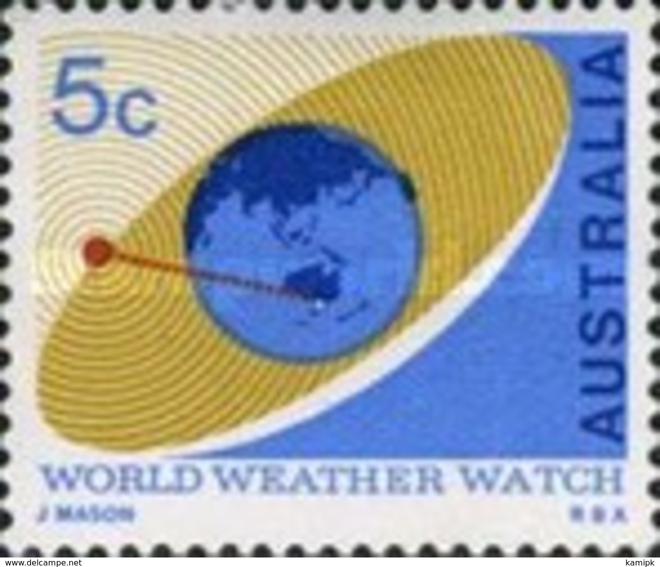 USED STAMPS Australia - World Weather Watch Day	 -1967 - Used Stamps