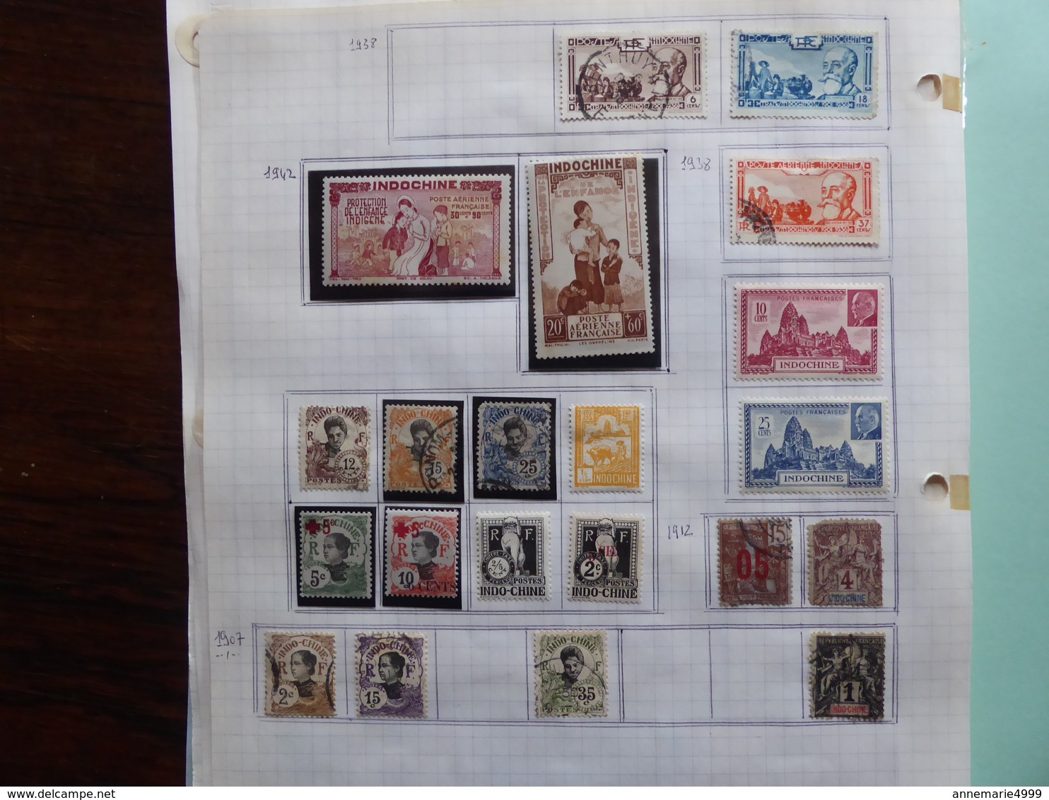 COLONIES FRANCAISES   Lot de feuilles tous pays  79 scans