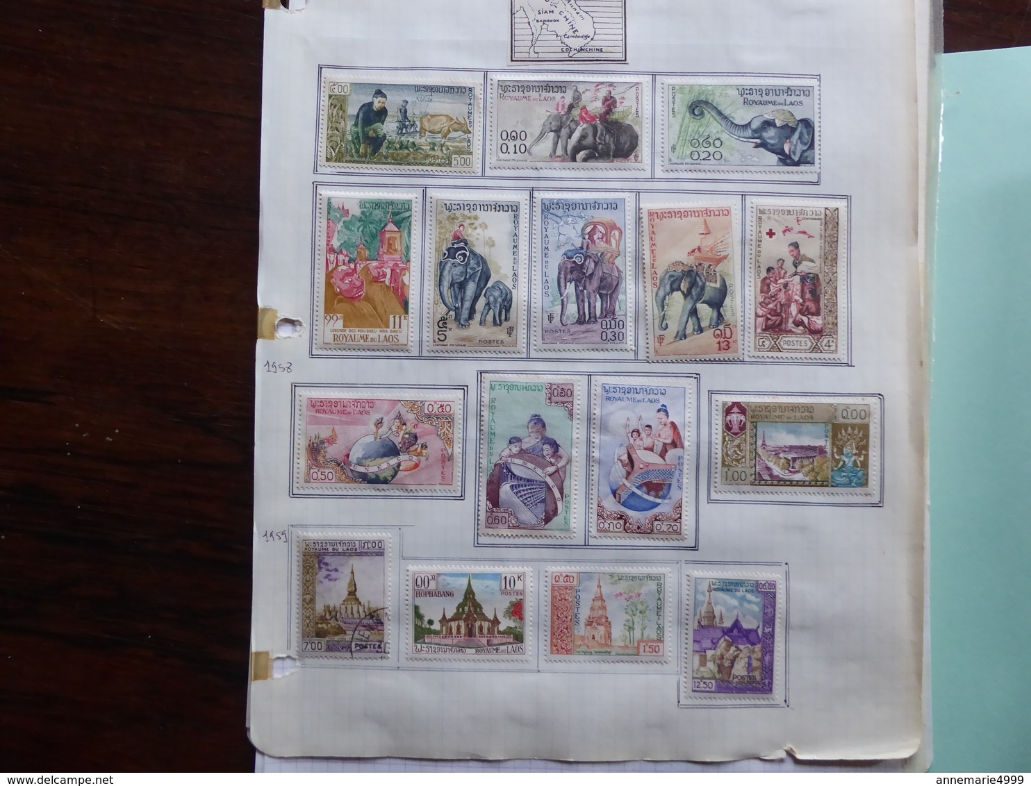 COLONIES FRANCAISES   Lot de feuilles tous pays  79 scans