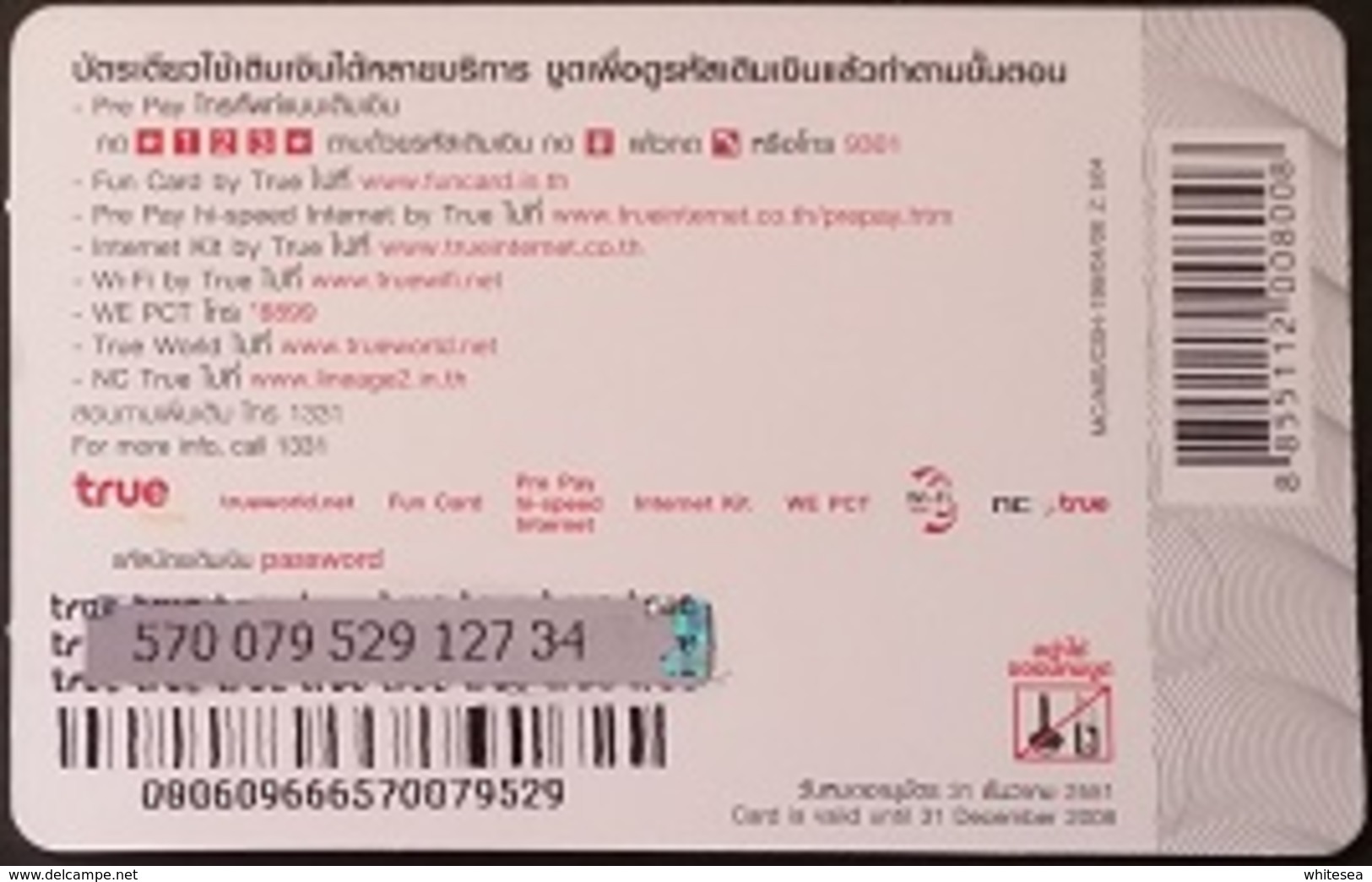 Mobilecard Thailand - True - Anime - Milintdha Panha (3) - Thaïland
