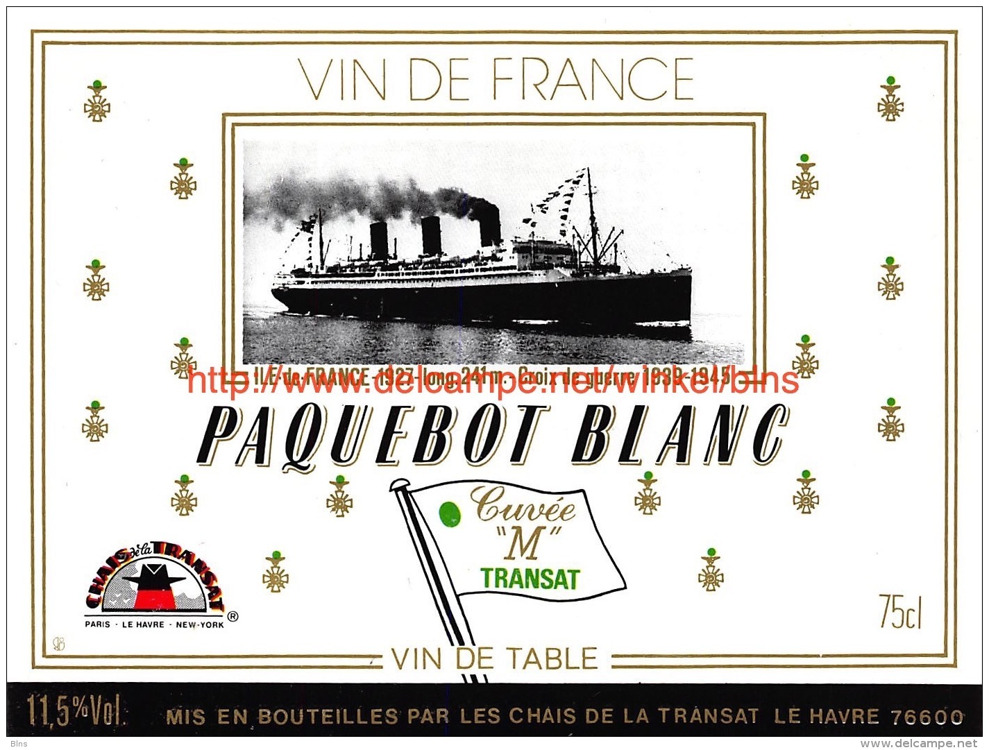 Paquebot Blanc Cuvée ""M"" Transat - Bateaux à Voile & Voiliers