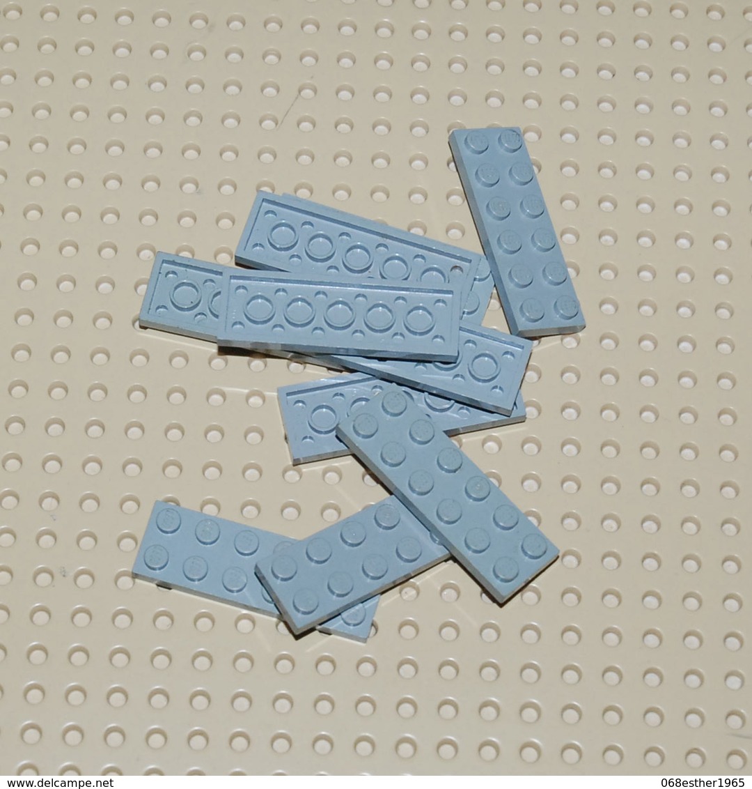 Lego 10x Plate Gris Ancien 2x6 Ref 3795 - Lego Technic