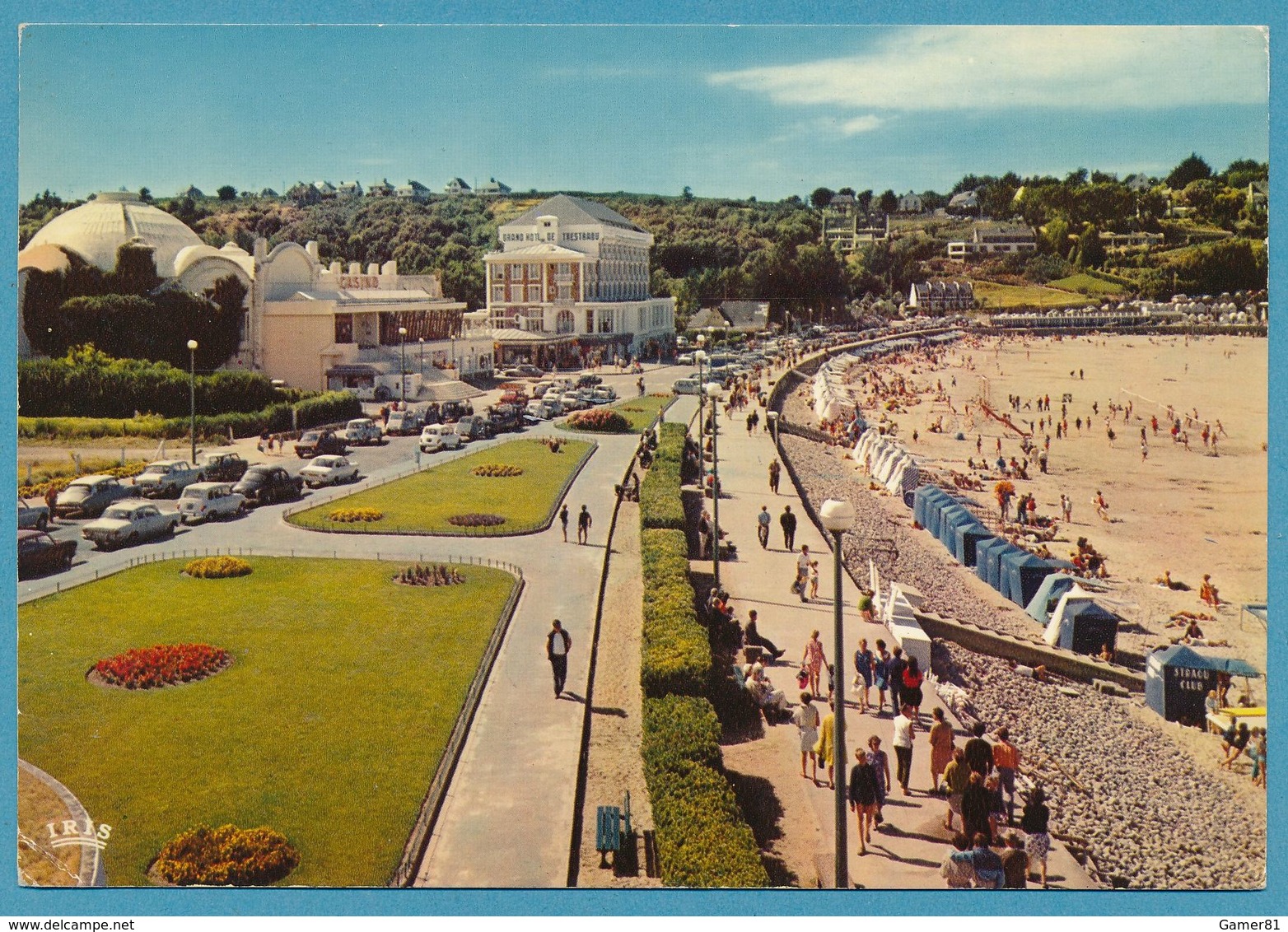 Ford Taunus 12M P4 Citroen DS 2CV Peugeot 404 Renault Fregate Austin Mini PERROS-GUIREC La Plage De Trestraou Le Casino - Turismo