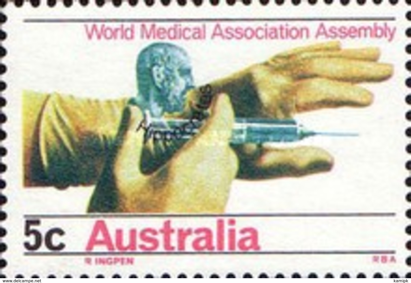 USED STAMPS Australia - World Medical Association Assembly - Syd  -1968 - Used Stamps