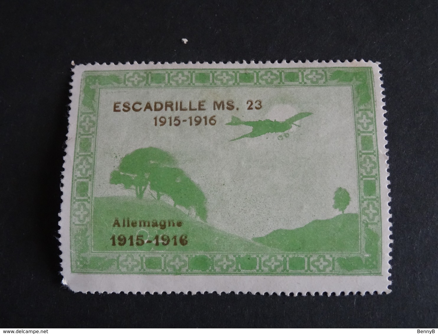 Vignette ESCADRILLE MS. 23 1915-1916 Allemagne MNH Voir Scan - Vignettes Militaires