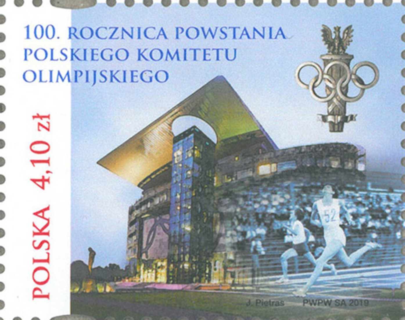 Poland 2019, 100th Anniversary Of The Founding Of The Polish Olympic Committee, Irena Szewinska, Gold Medalist ** - Autres & Non Classés