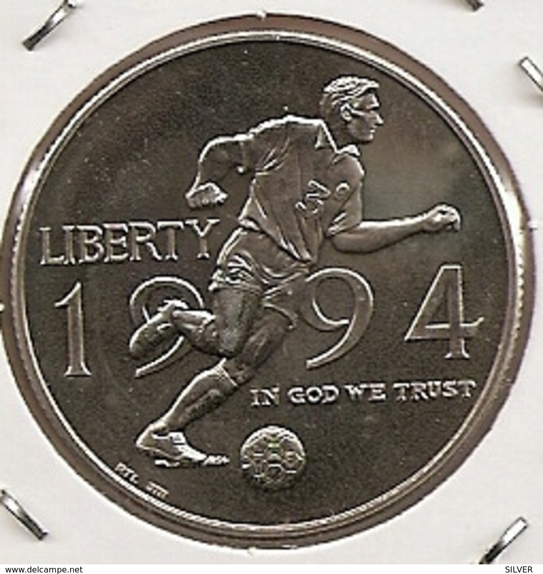 ETATS UNIS/USA HALF DOLLAR 1994 WORLD CUP USA 94 MINTAGE168,208 LETRE D RARE UNC - Verzamelingen