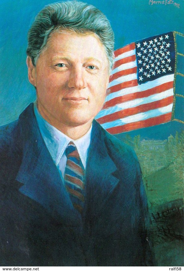 1 AK USA * Portrait Von Bill Clinton - Er War Von 1993 Bis 2001 Der 42. Präsident Der USA * - Persönlichkeiten