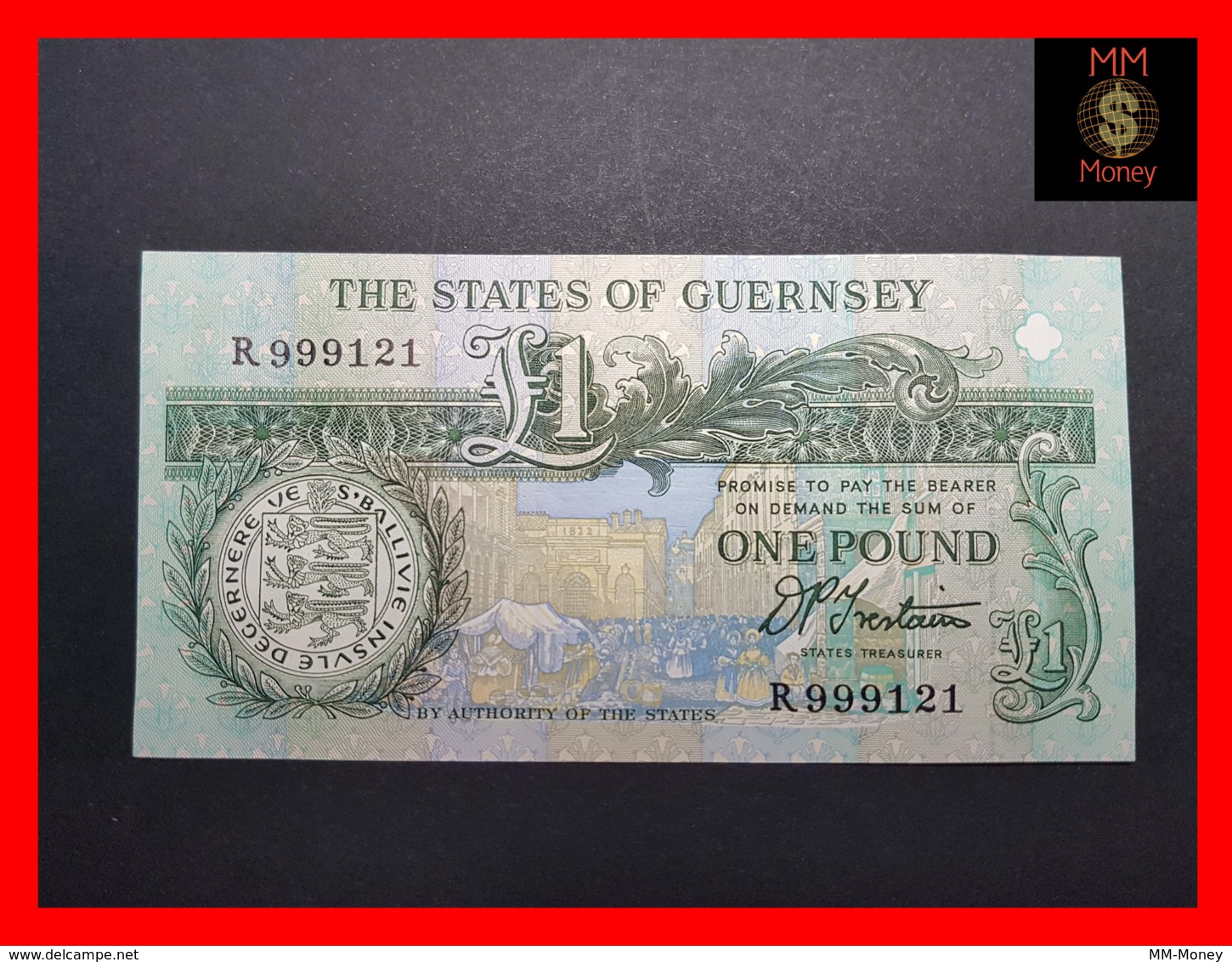 GUERNSEY 1 £ 1996   P. 52  B    Sig. D.P. Trestain   UNC - Guernsey