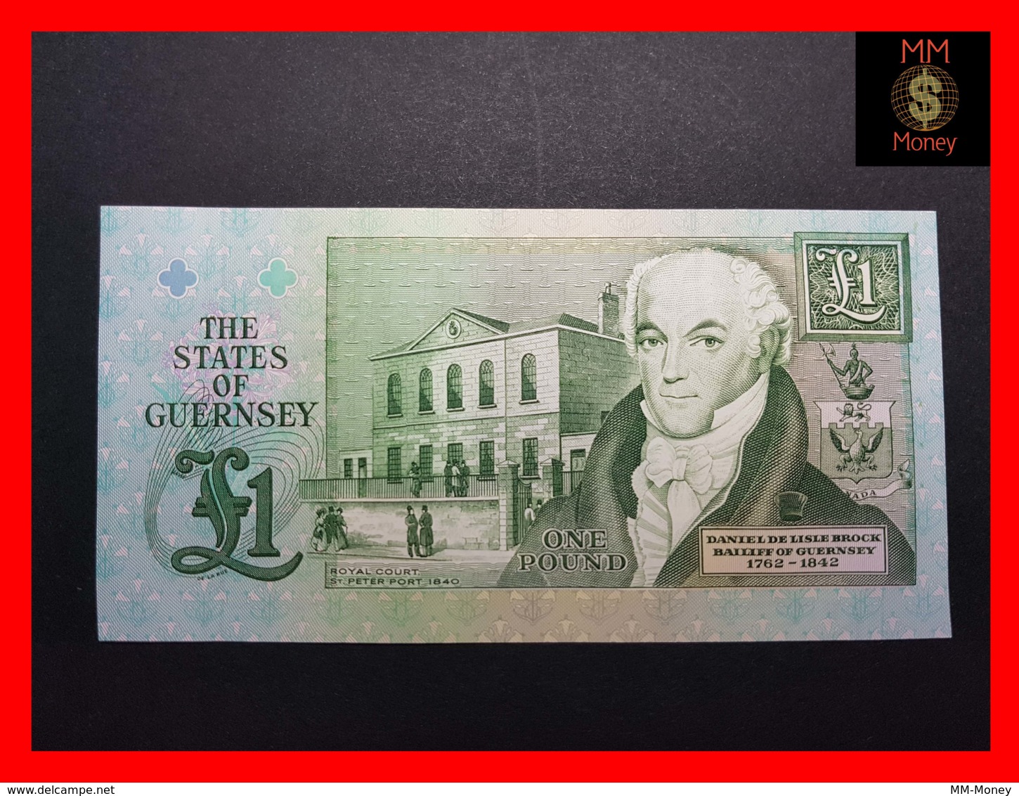 GUERNSEY 1 £ 1996   P. 52  B    Sig. D.P. Trestain   UNC - Guernsey