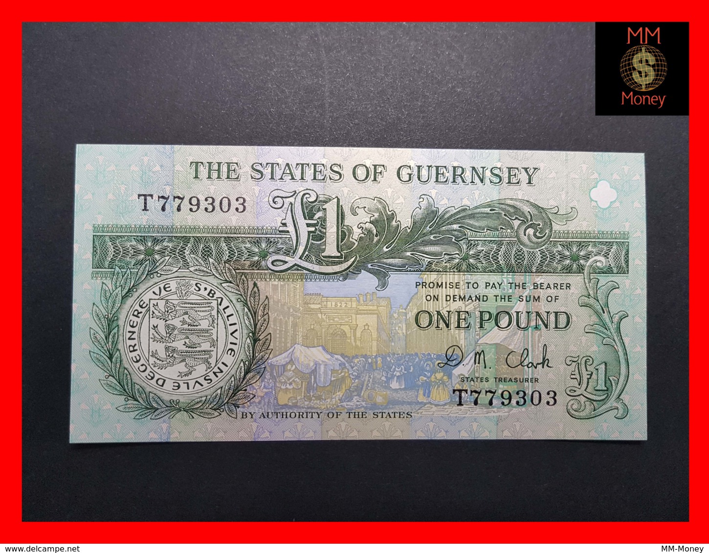 GUERNSEY 1 Pound  P. 52 C UNC - Guernsey