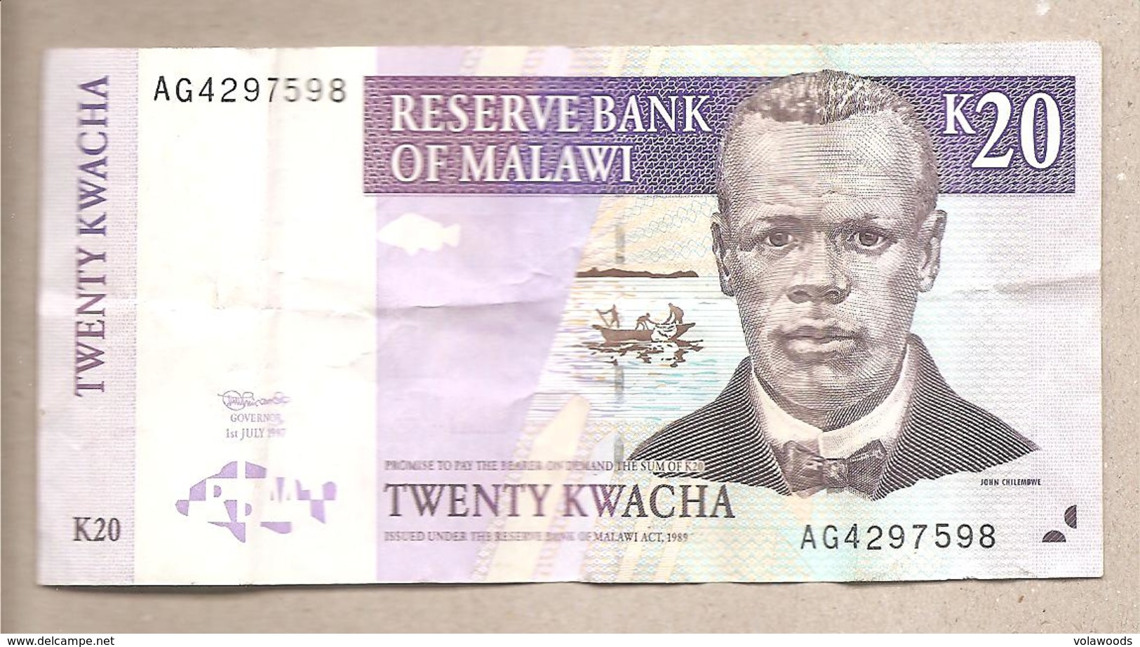 Malawi - Banconota Circolata Da 20 Kwacha P-38a - 1997 - Malawi