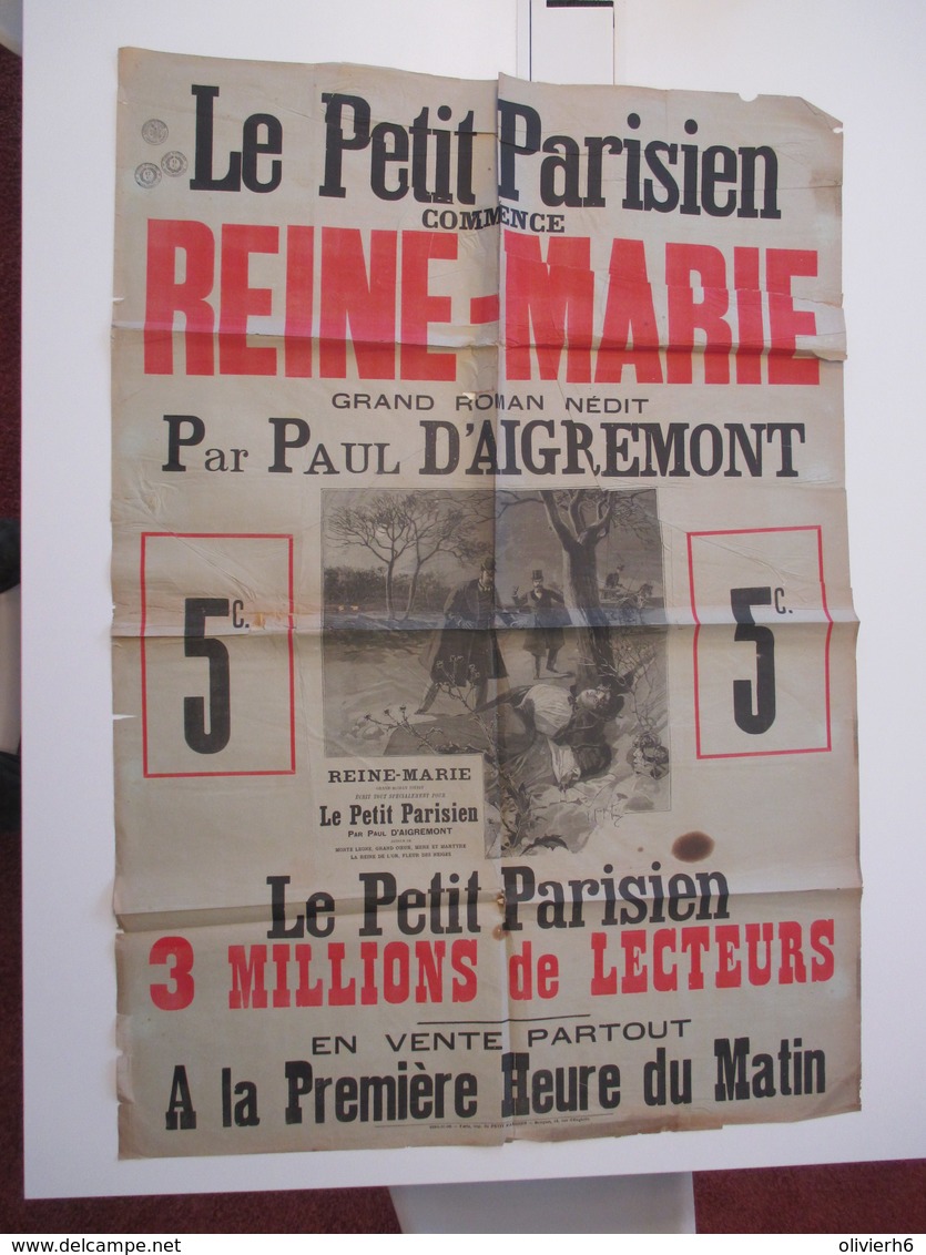 VP AFFICHE 84cm X 122cm (V1912) LE PETIT PARISIEN (6 Vues) Reine-Marie De Paul D'aigremont - Affiches