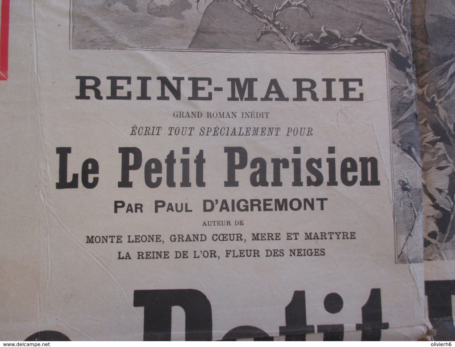 VP AFFICHE 84cm X 122cm (V1912) LE PETIT PARISIEN (6 Vues) Reine-Marie De Paul D'aigremont - Affiches