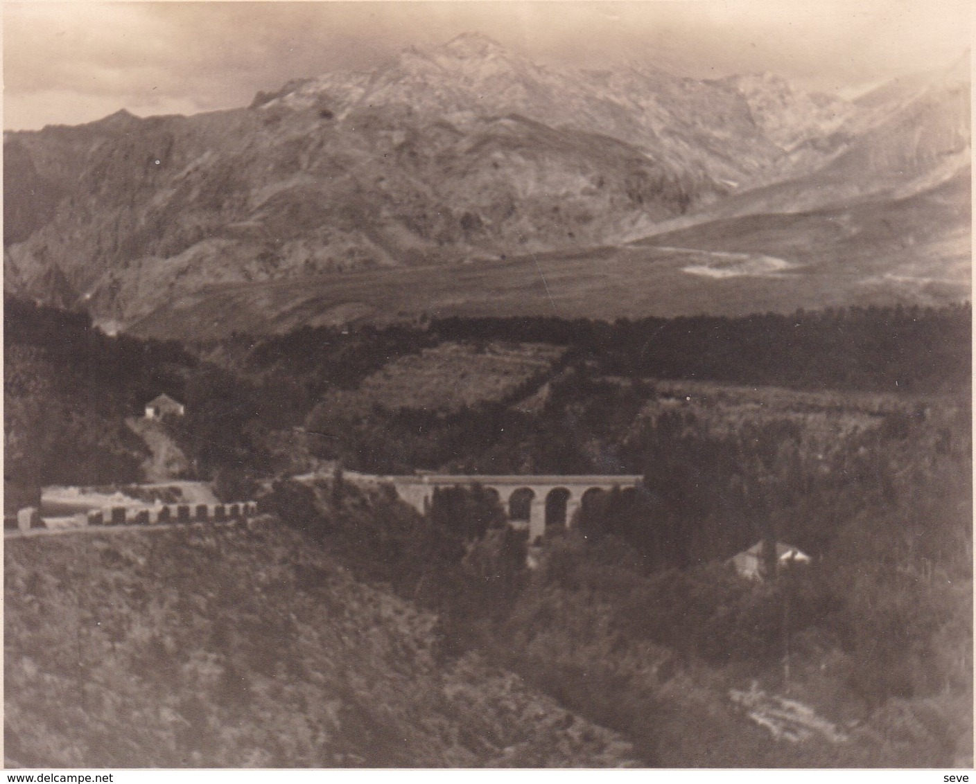 Le Pont De DURGAL 1912 Entre Grenade Et Lanjaron Photo Amateur Format Environ 3,5 Cm X 4,5 Cm - Lugares