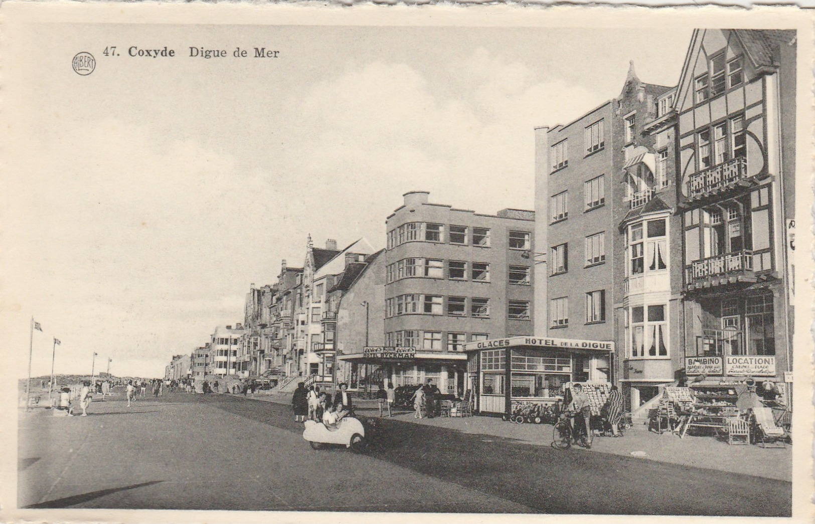 Coxyde , Koksijde: Digue De Mer ,(  Albert  , N° 47 ) Cuistax - Koksijde