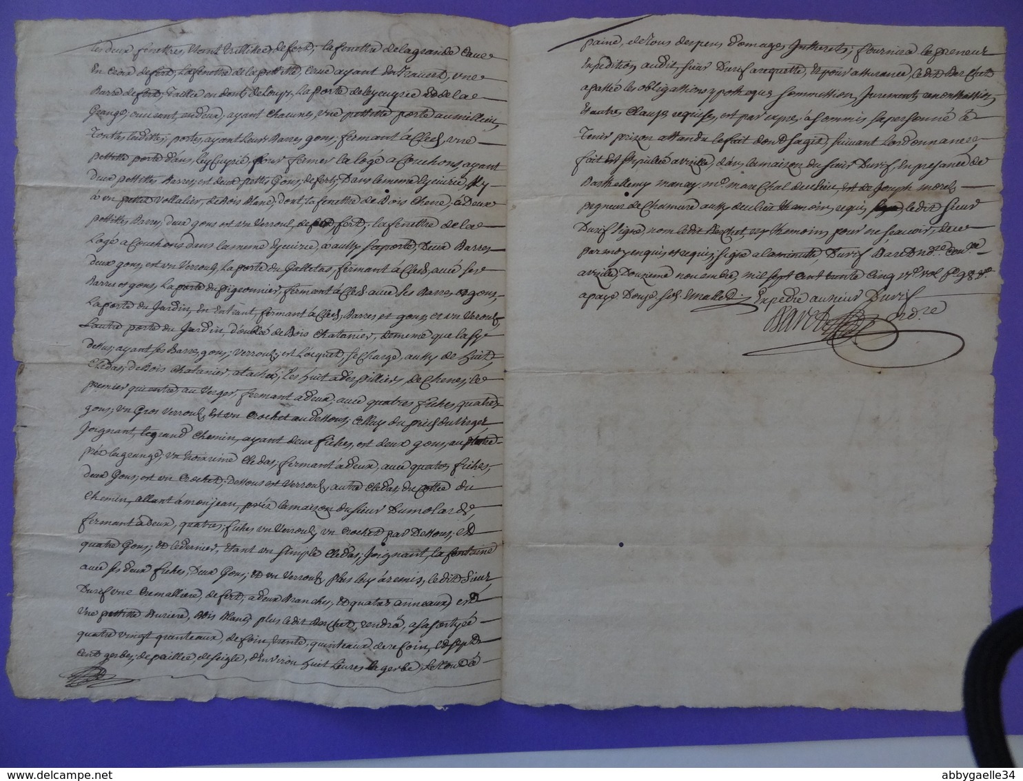 1735 Grenoble (Isère) Papier Timbré N°178 De 16 Deniers Inventaire Jamais Vu Bien Frappé - Seals Of Generality