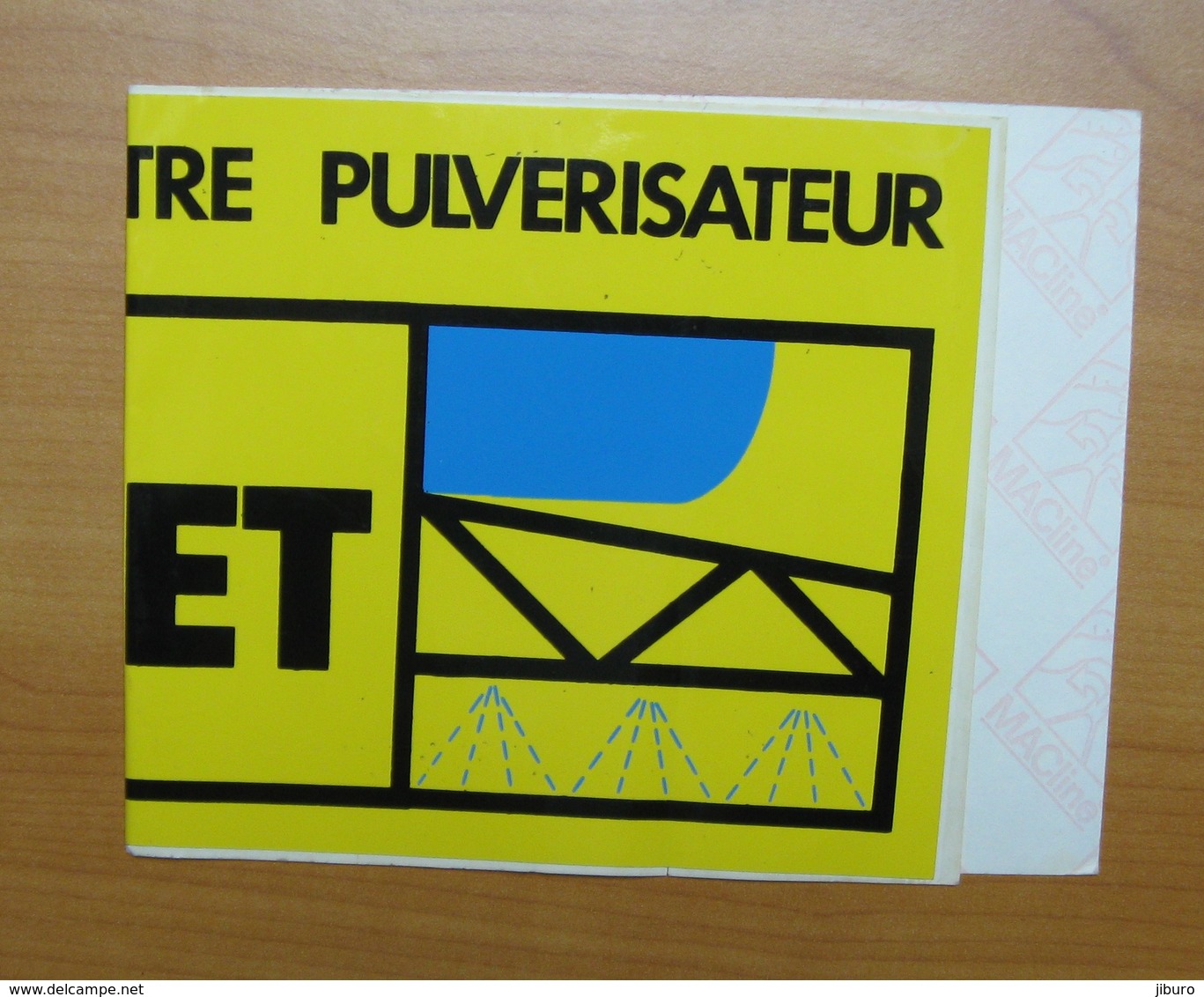 Autocollant Sticker 34 X 14 Cm Publicité Pulvénet Nettoyant Pour Pulvérisateur (agricole) Prochimagro 21ADH19 - Aufkleber