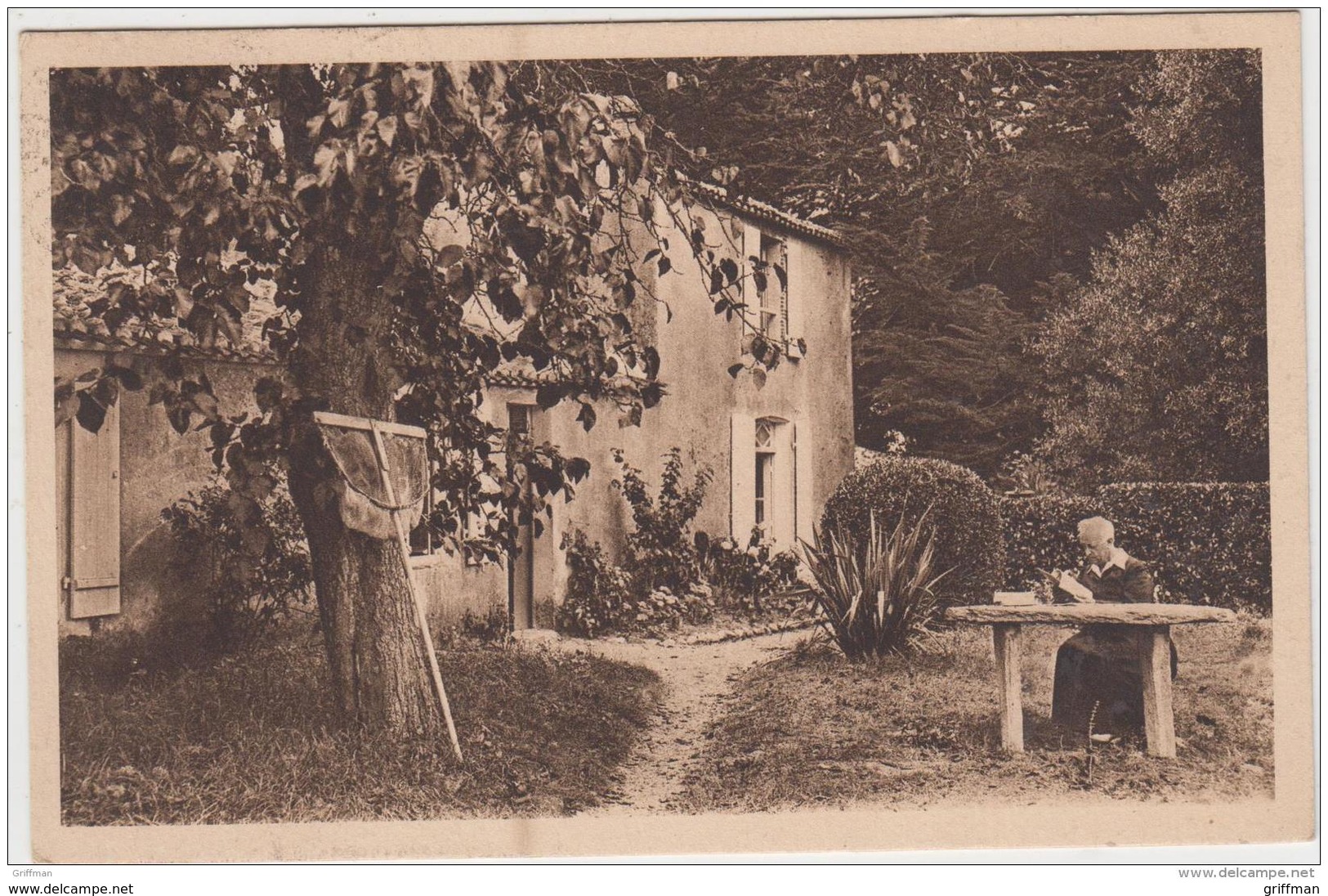 NOIRMOUTIER PIERRE L'ERMITE A LA GARENNERIE ECRIT UN DE SES ROMANS SUR NOIRMOUTIER 1938 TBE - Noirmoutier