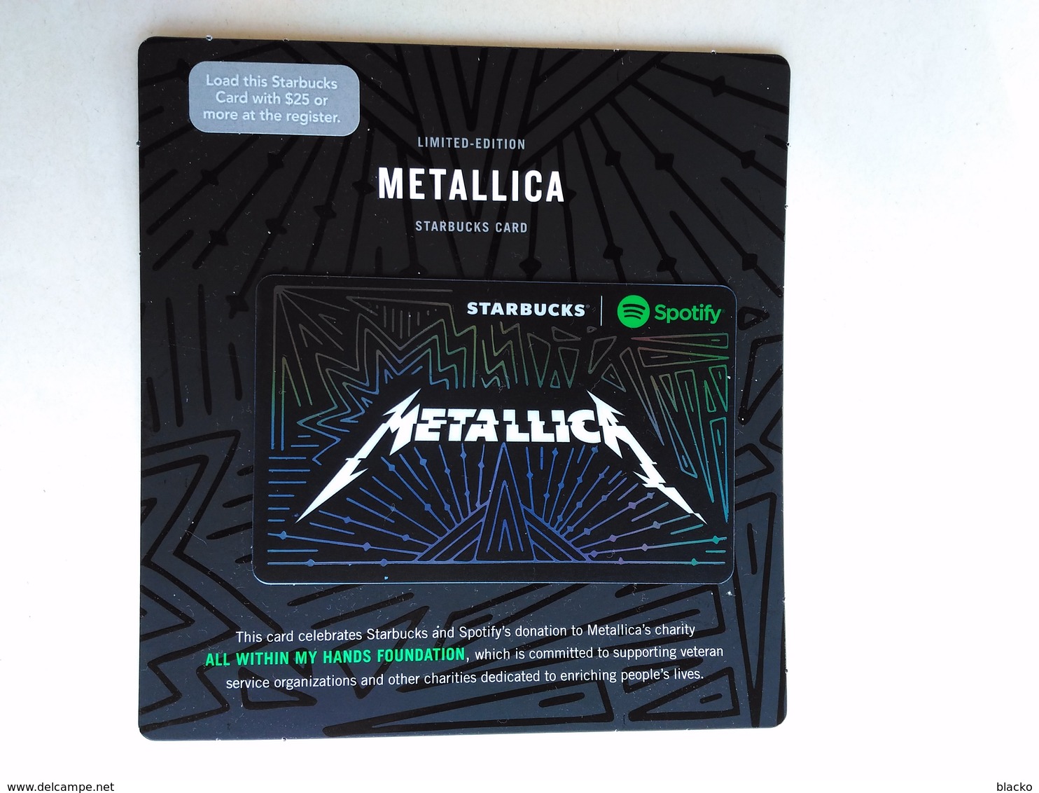 Starbucks - USA - 2017 - CN 6146 Metallica - Gift Cards