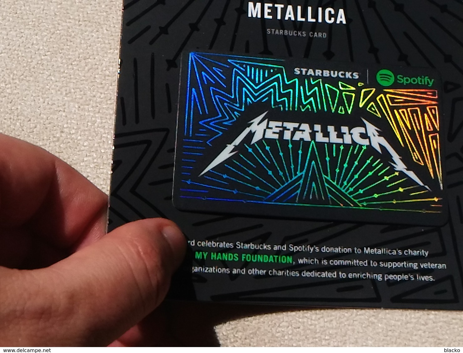 Starbucks - USA - 2017 - CN 6146 Metallica - Gift Cards