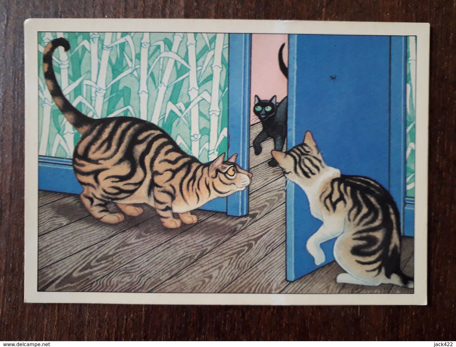 L21/697 Gilles Bachelet. Illustrateur De Littérature De Jeunesse. Chats - Contemporain (à Partir De 1950)