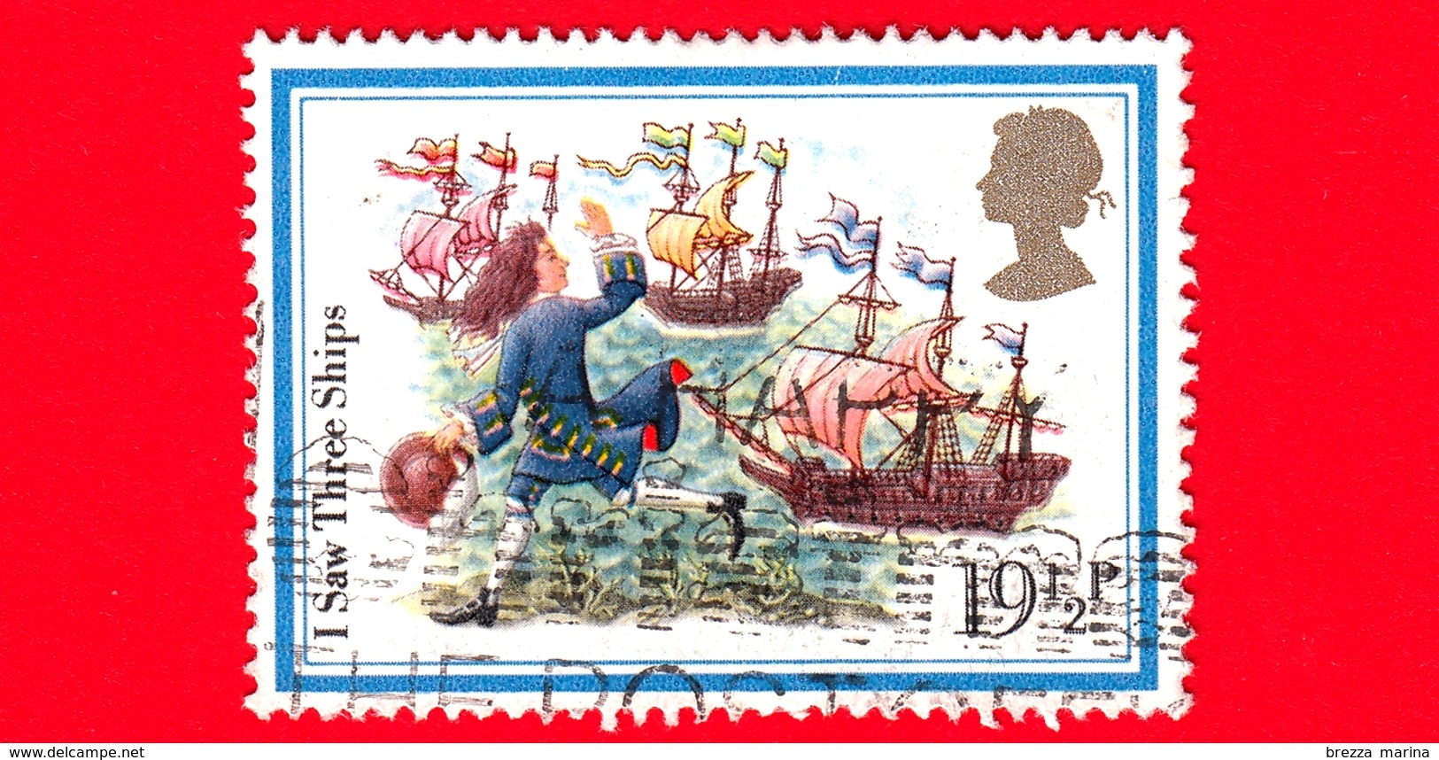 INGHILTERRA - GB - GRAN BRETAGNA - 1982 - Natale - Christmas - Navi - I Saw Three Ships - 19 ½ - Usati