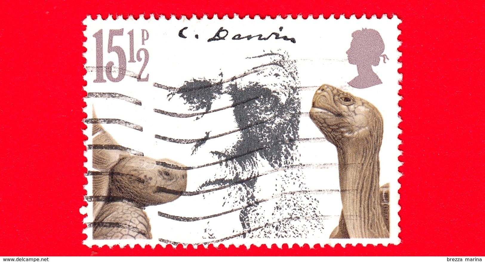 INGHILTERRA - GB - GRAN BRETAGNA - Usato - 1982 - Centenario Della Morte Di Charles Darwin - Galapagos Tortoise (Chelono - Usati