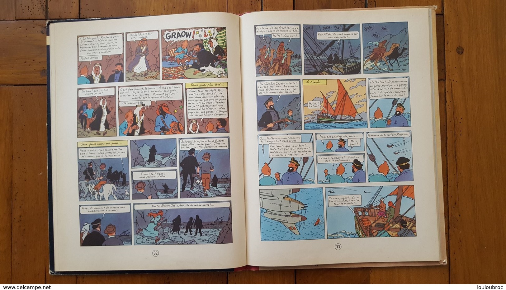 HERGE TINTIN COKE EN STOCK CASTERMAN 1958 IMPRIME EN FRANCE  PAR DANIEL LOOS - Tintin