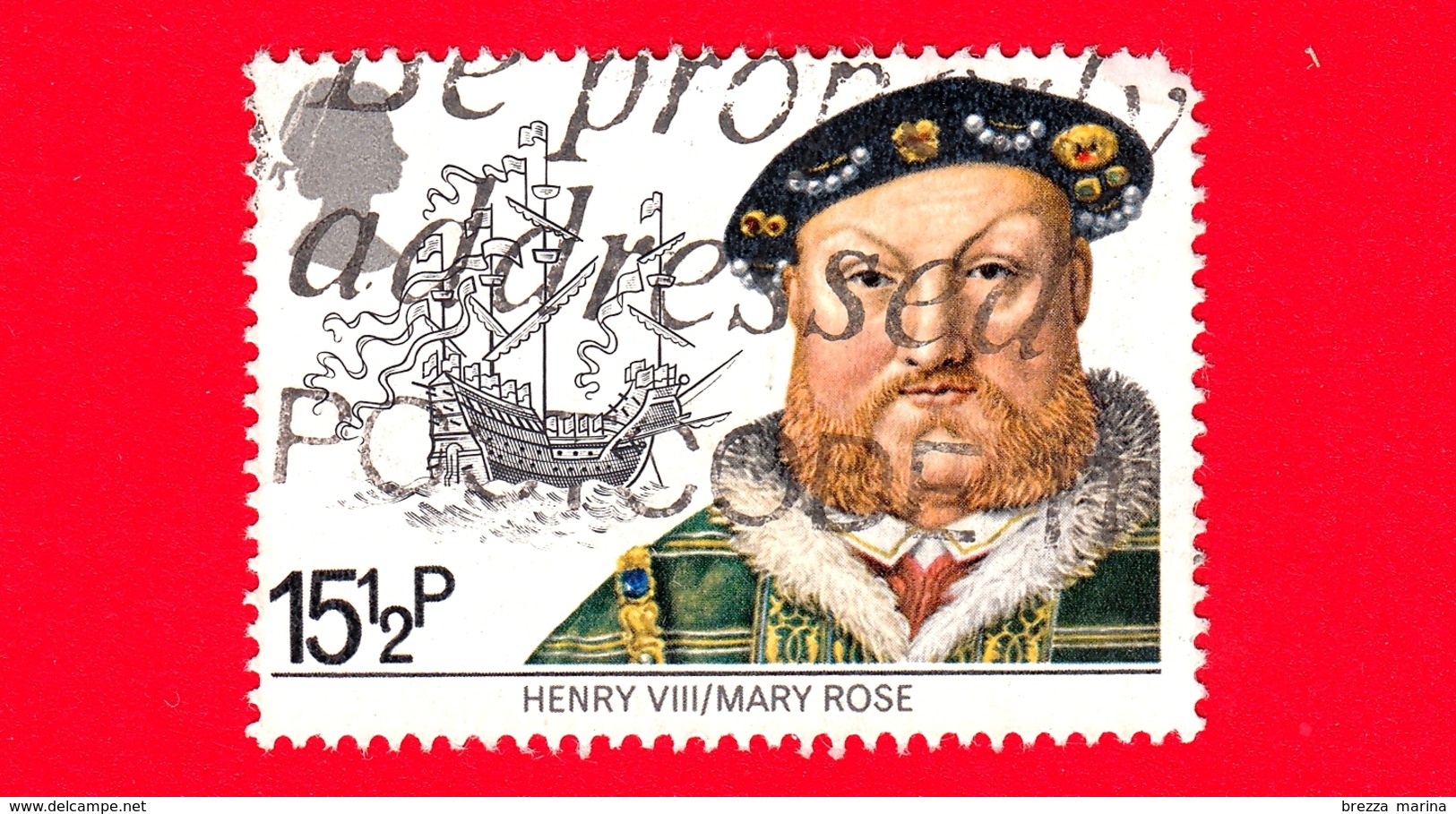 INGHILTERRA - GB - GRAN BRETAGNA - 1982 - Usato - Patrimonio Marittimo - Henry VIII And Mary Rose - 15 ½ - Used Stamps