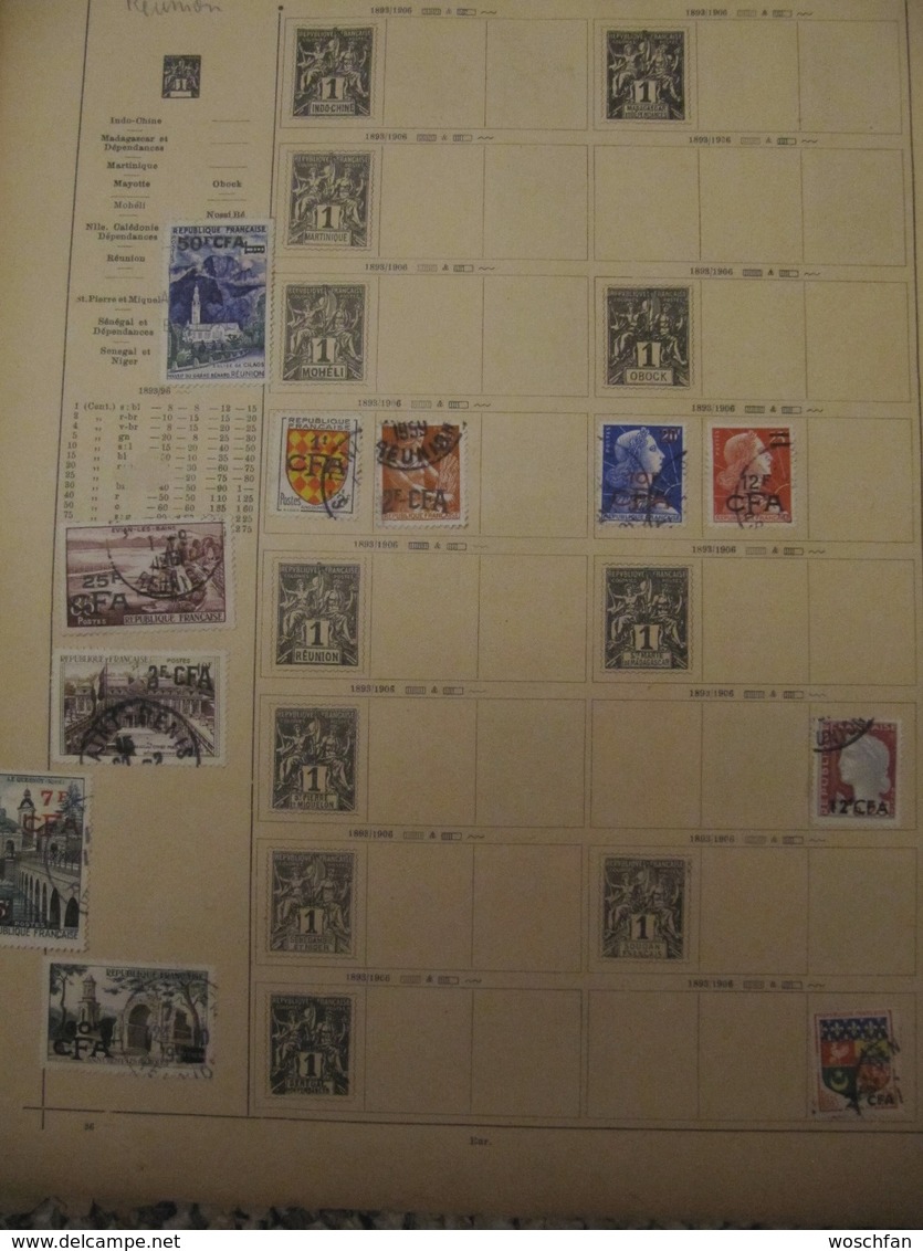 Ancient France And Colonies Stamps From Ancient Albums, See Pics! - Collections