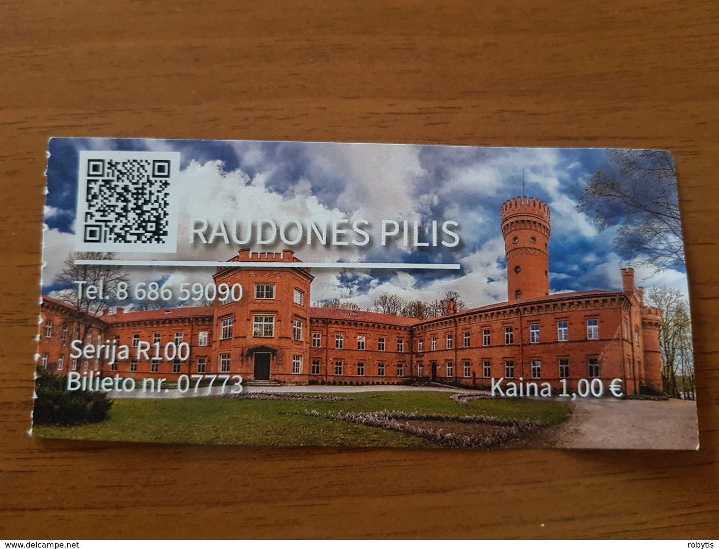 Lithuania Litauen Ticket Raudones Castle 2019 - Tickets - Vouchers