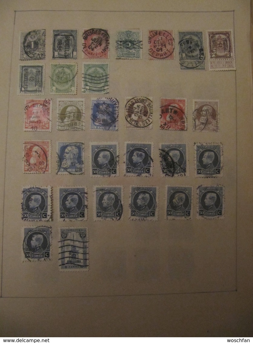 Ancient Belgium Stamps From Ancient Albums, See Pics! - Sammlungen