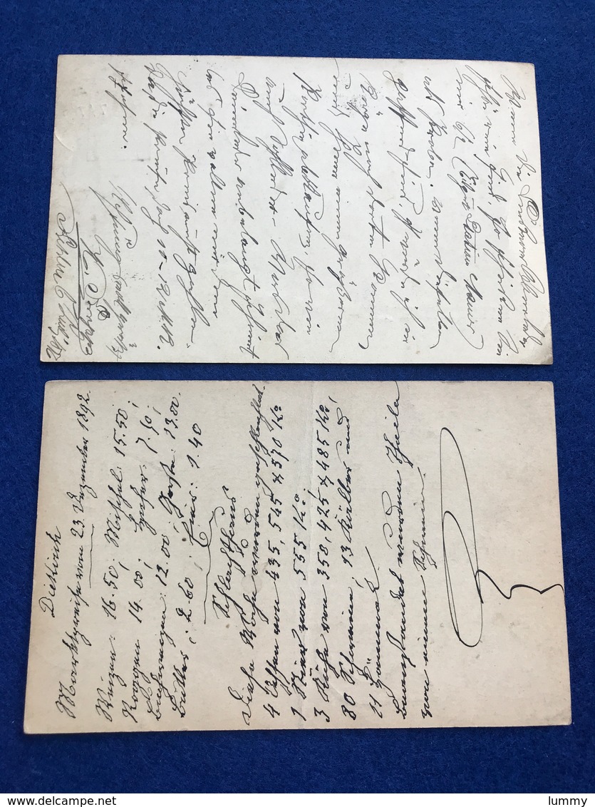 Luxembourg -  Lot De 2 Cartes - Konvolut 2 Karten - Henri Knepper - Tanneur - Kehlen - Ettelbruck - Saeul - Diekirch - Autres & Non Classés