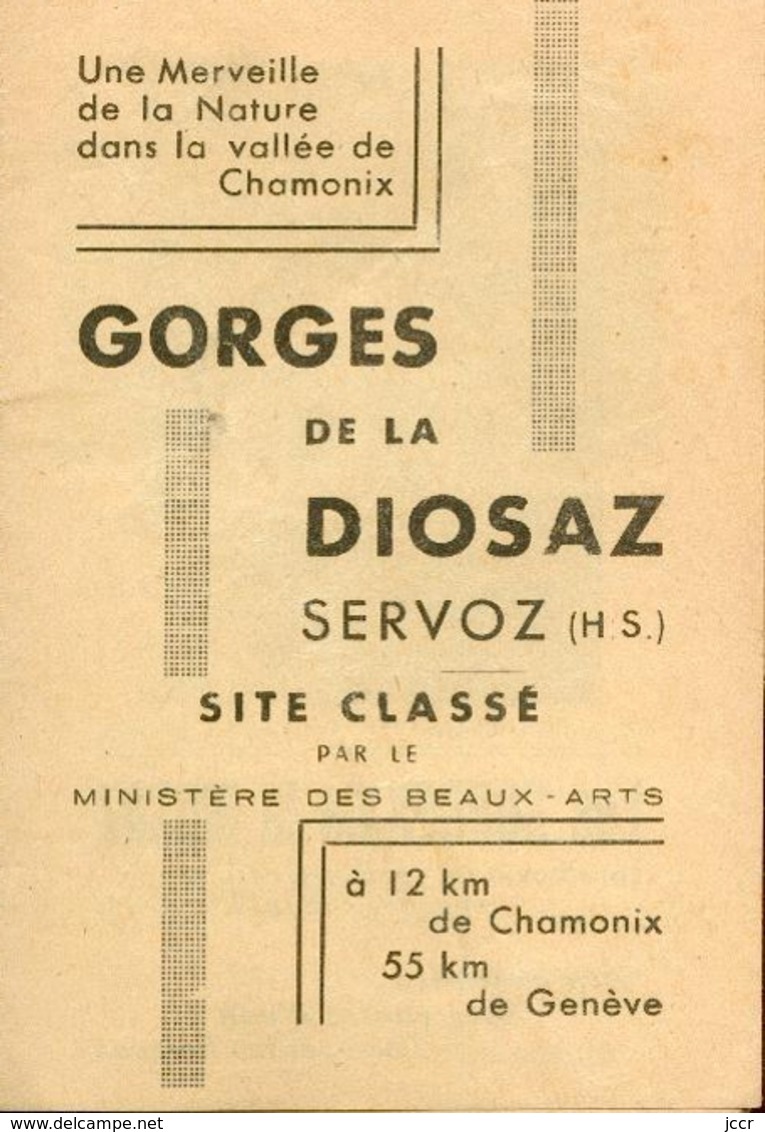 Ligne Electrique de Saint-Gervais-Les-Bains-Le Fayet à Chamonix et à Vallorcine/Horaire 1958/Excursions Chemin de Fer