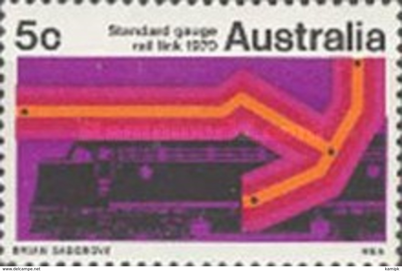USED STAMPS  Australia - Standard Gauge Rail Link Sydney-Perth	  -1970 - Gebruikt