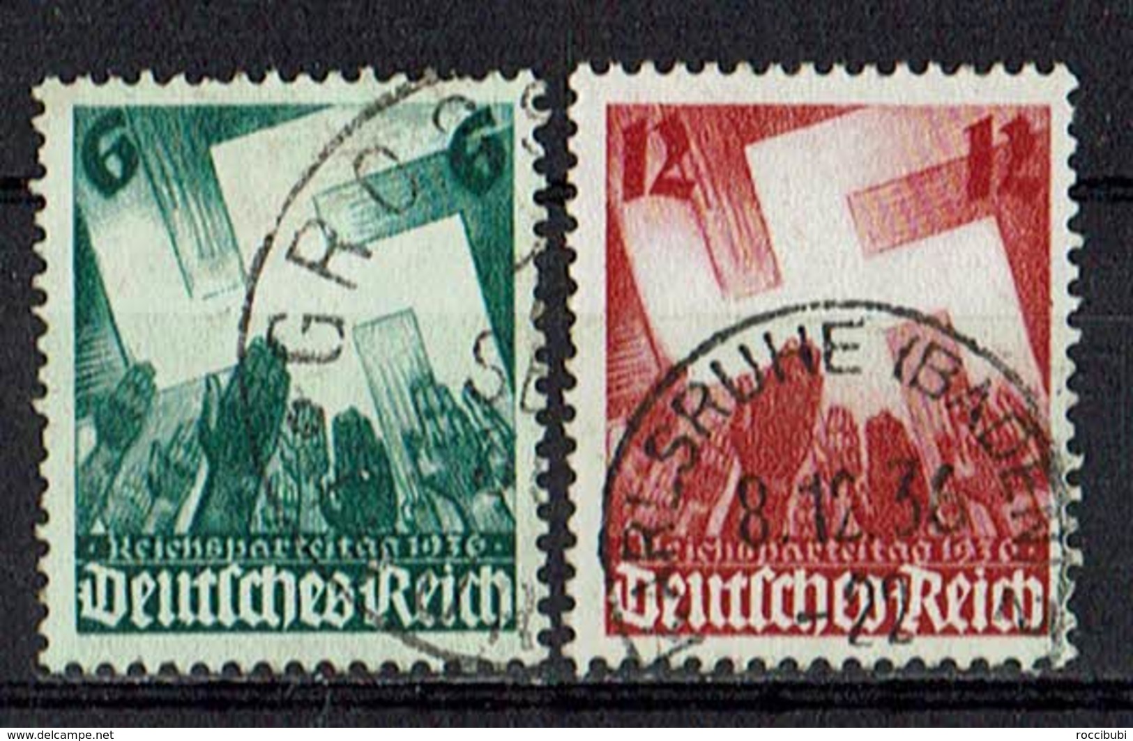 DR 1936 // Mi. 632/633 O - Gebraucht