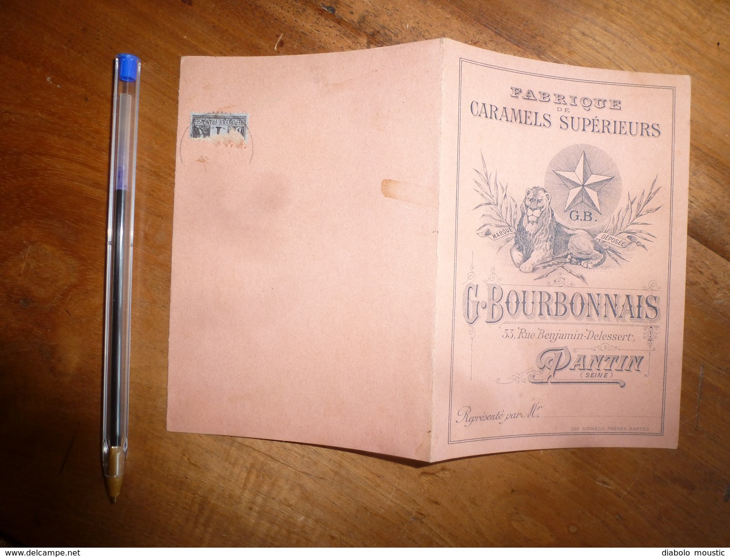 Vers 1900 :  Fabrique De Caramels Supérieurs - G. Boubonnais à Pantin - 1800 – 1899