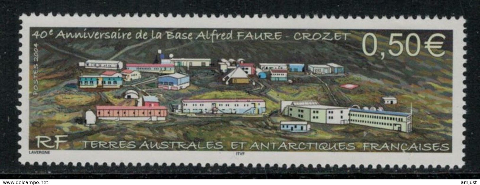T.A.A.F. // 2004 //  No.393 Y&T Neuf** 40 Ans De La Base Alfred Faure - Neufs