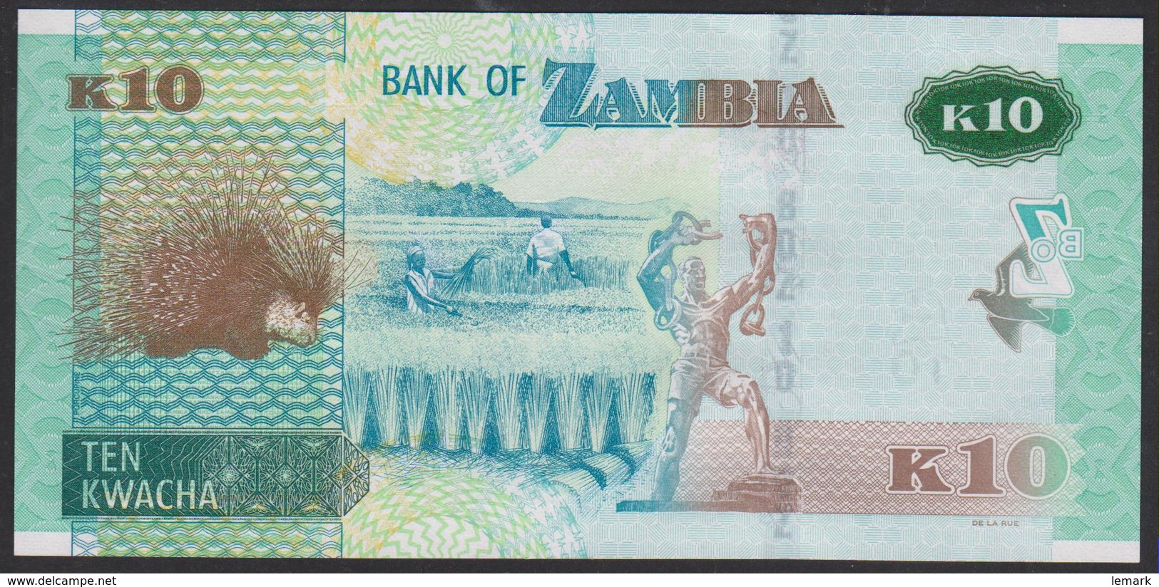 Zambia 10 Kwacha 2018 P58b UNC - Zambia