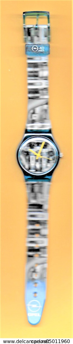 ADVERTISEMENT WATCHES - OPEL 40 ANOS / 01 (PORTUGAL) - Orologi Pubblicitari