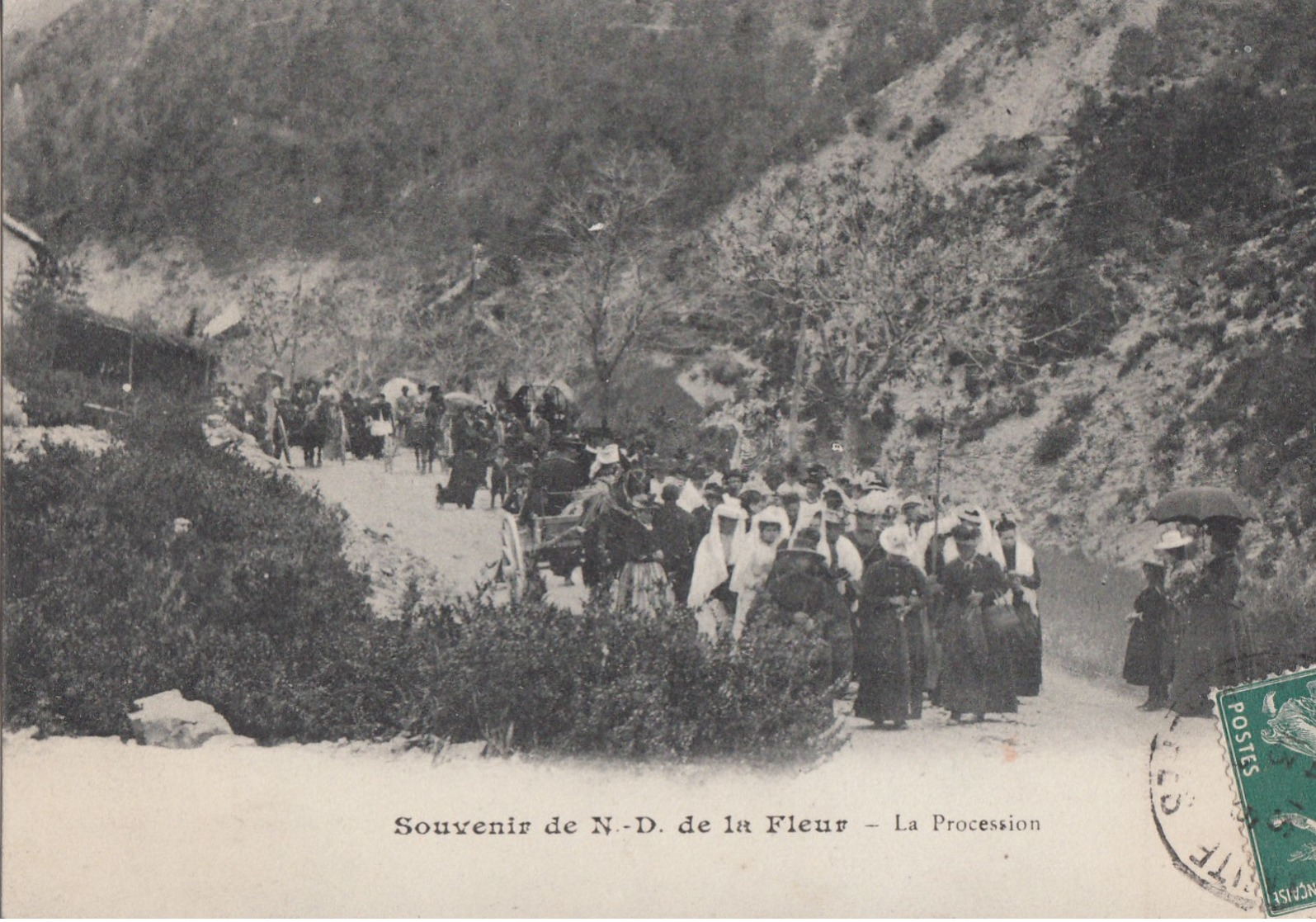 Thorame Notre Dame De La Fleur La Procession - Otros & Sin Clasificación