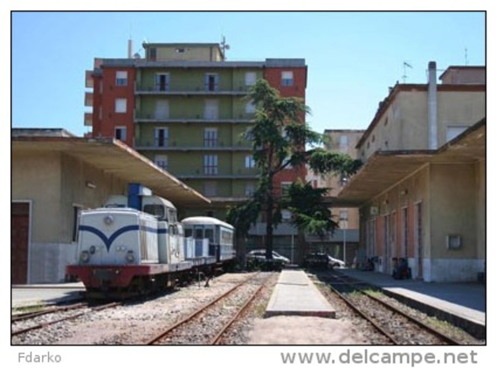 163 Treno ARST LDe 605 Breda, TIBB Nuoro Rairoad Trein Railweys Treni Steam Chemin De Fer Sardegna - Stazioni Con Treni