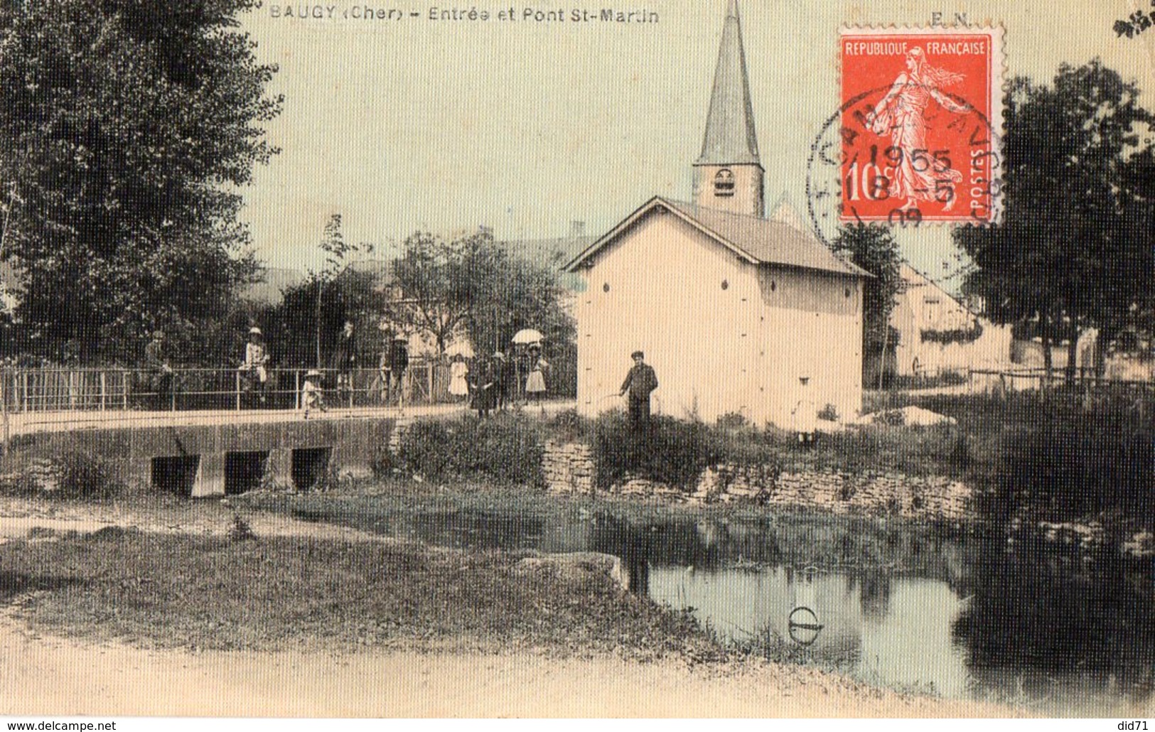 BAUGY  - Entrée Et Pont St Martin - - Baugy