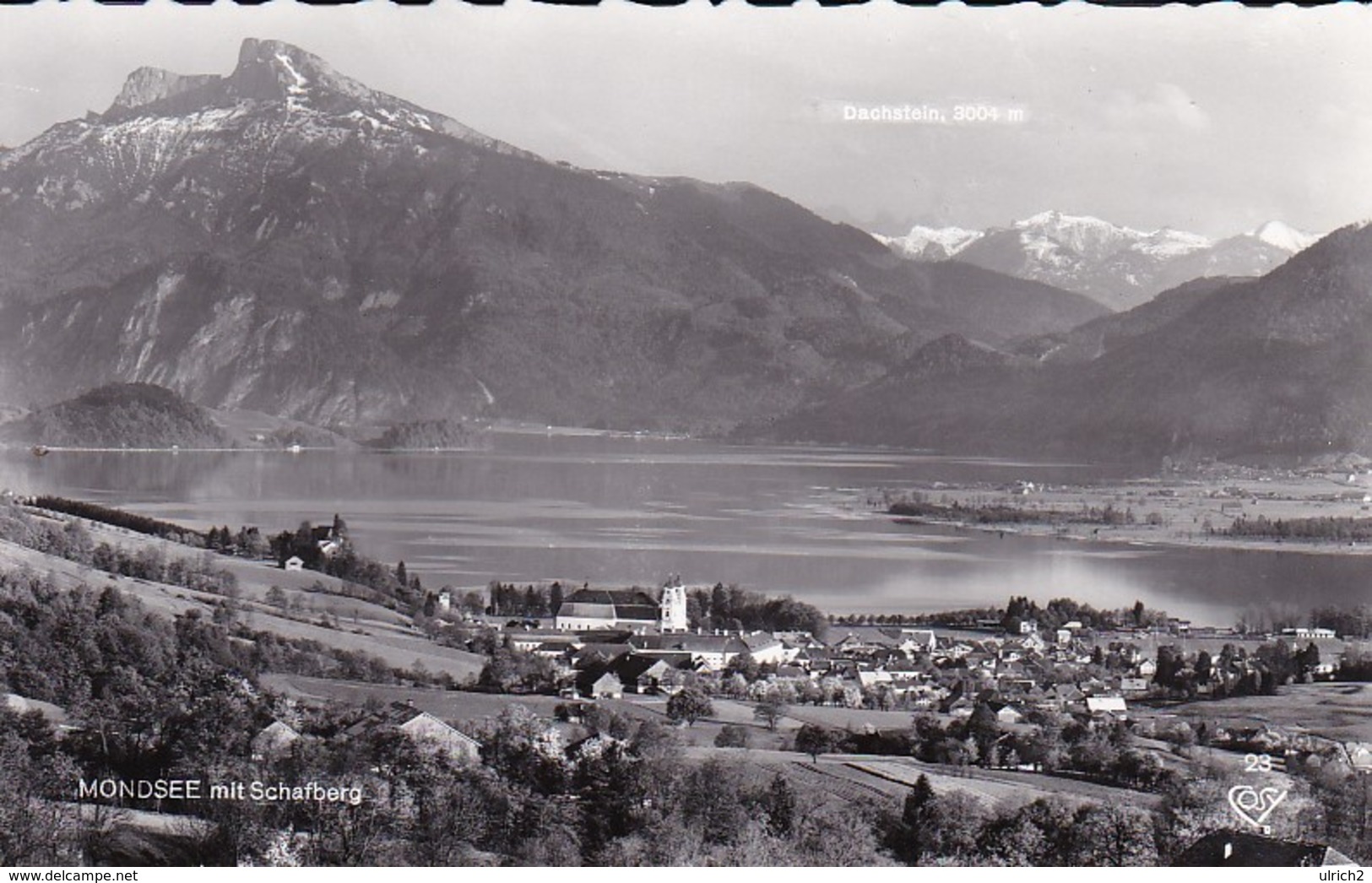 AK Mondsee Mit Schafberg - 1962 (41919) - Mondsee